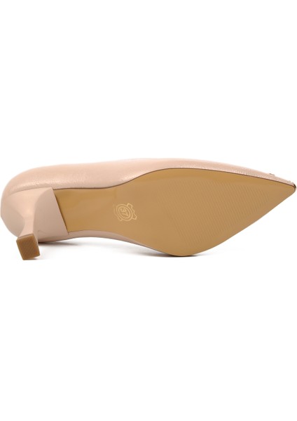 Bej Kadın Topuklu Stiletto Ayakkabı indirimleri