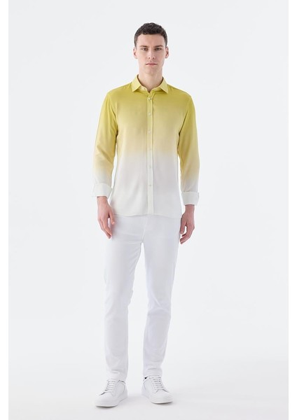 Safran Comfort Fit Düğmeli Yaka Kolay Ütülenebilir Gömlek fiyatları