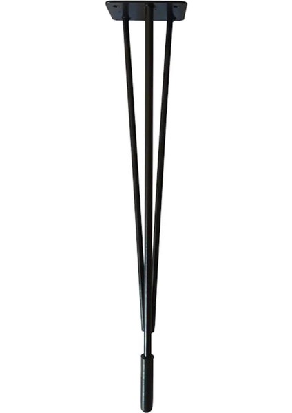 Dekoratif Firkete Demir Sehpa Ayağı 43 cm