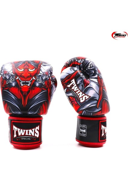 FBGVL3-58RD Kabuki Boks Eldiveni Deri Muay Thai Eldiveni