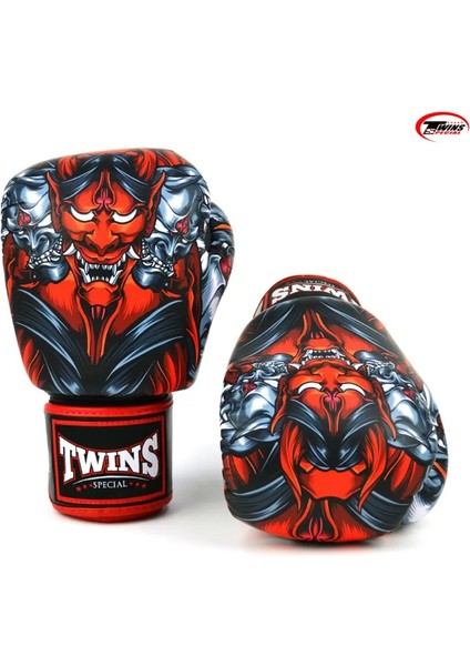 FBGVL3-58RD Kabuki Boks Eldiveni Deri Muay Thai Eldiveni