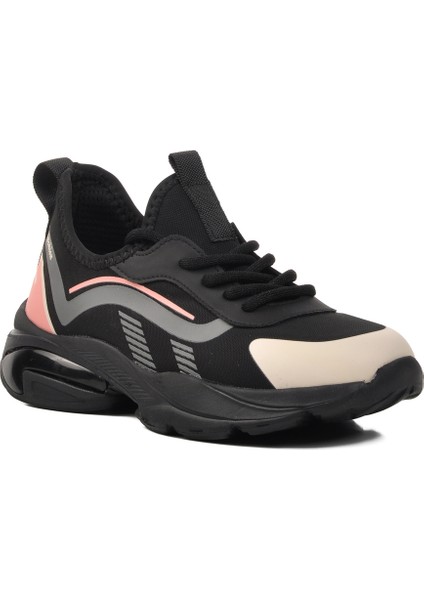 Pembe Deri Kadın Spor Ayakkabı Sneaker modelleri