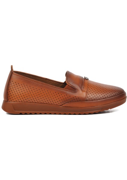 Taba Kadın Düz Rahat Günlük Ayakkabı