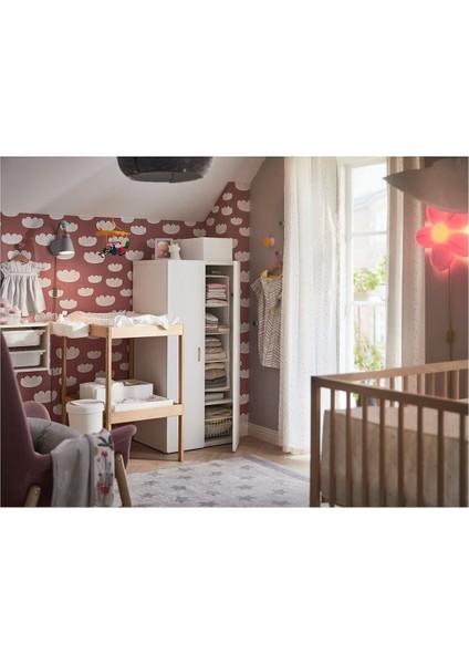 Çok Renkli Bebek Alt Değiştirme Masası - Ahşap Renkli, Sabit Model, 2 Yıl Garantili indirimleri