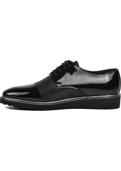 Siyah Rugan Erkek Klasik Ayakkabı fiyatları