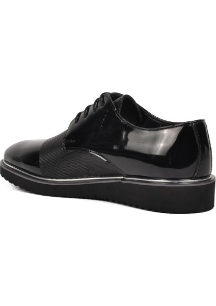 Siyah Rugan Erkek Klasik Ayakkabı fırsatları