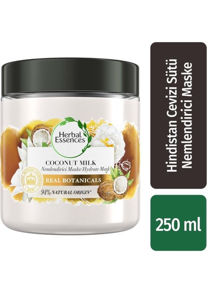 Nemlendirici Saç Maskesi Hindistan Cevizi Sütü 250 ml