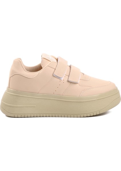 Bej Kadın Spor Ayakkabı Sneaker