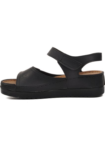 Siyah Kadın Düz Sandalet fiyatları