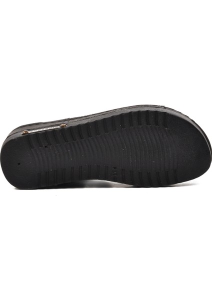 Siyah Kadın Düz Sandalet indirimleri