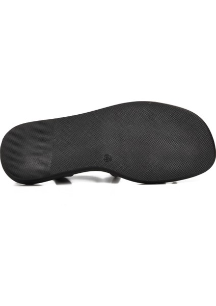 Siyah Kadın Düz Sandalet indirimleri