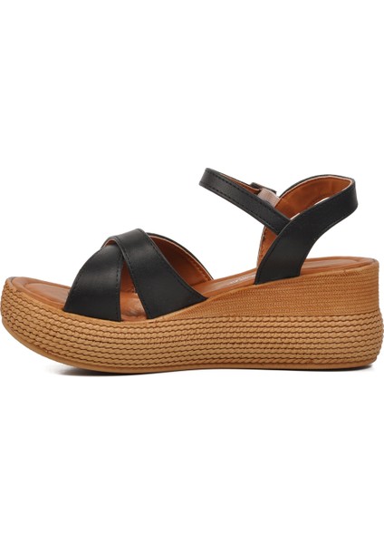 Siyah Kadın Düz Sandalet fiyatları