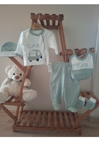 Erkek Bebek 5'li Hastane Çıkış Seti modelleri