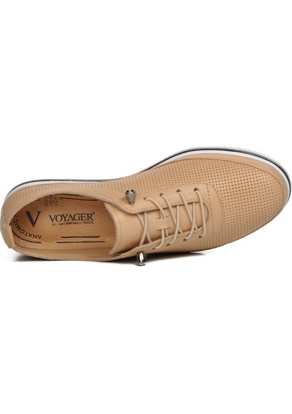 Nude Nut Deri Kadın Düz Rahat Günlük Ayakkabı indirimleri