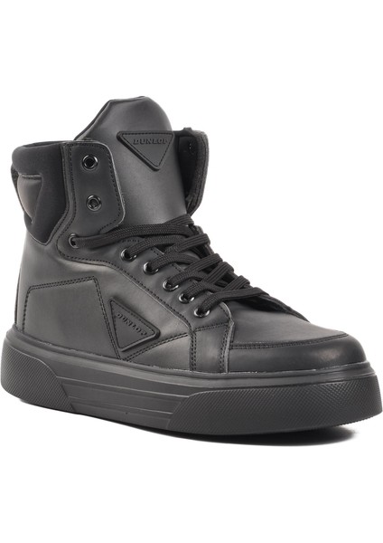 Siyah Erkek Hi Sneaker Ayakkabı