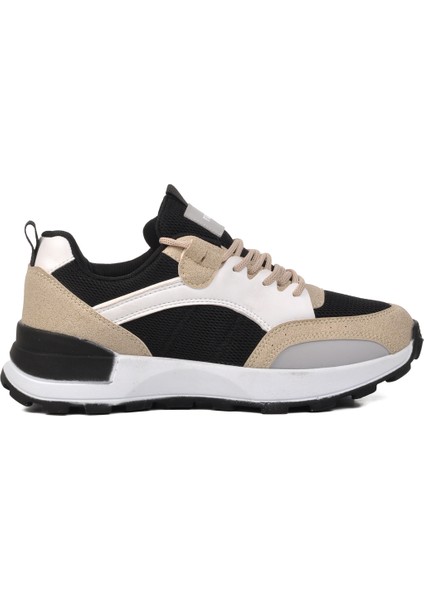 Siyah Bej Sneaker
