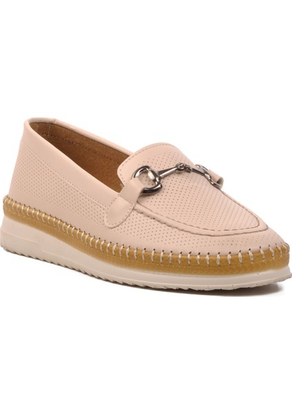 Bej Kadın Düz Rahat Günlük Ayakkabı modelleri