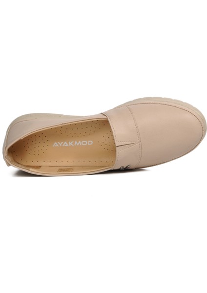 Bej Kadın Düz Rahat Günlük Ayakkabı fırsatları