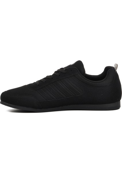 Siyah Deri Erkek Sneaker