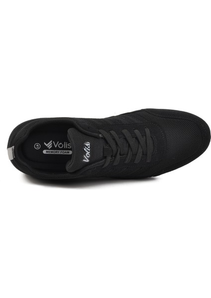 Siyah Deri Erkek Sneaker