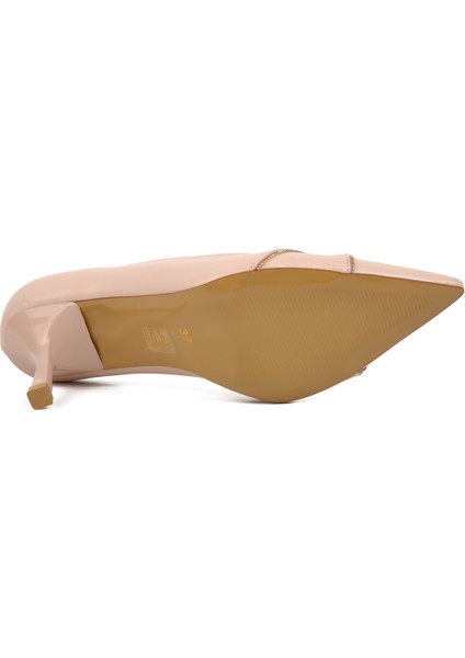 Bej Kadın Topuklu Stiletto Ayakkabı indirimleri