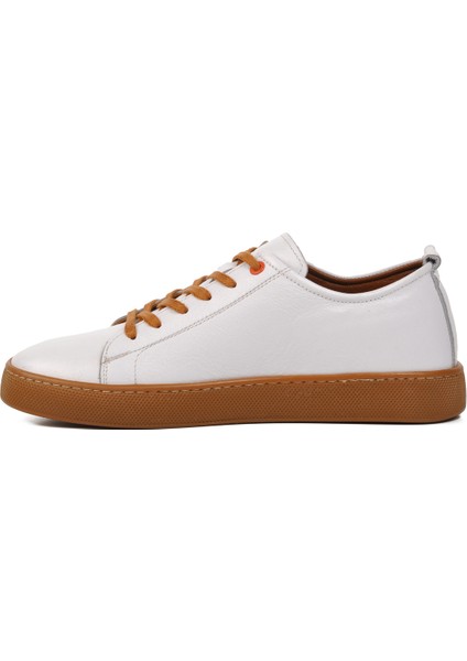 Beyaz Deri Erkek Sneaker Ayakkabı fiyatları