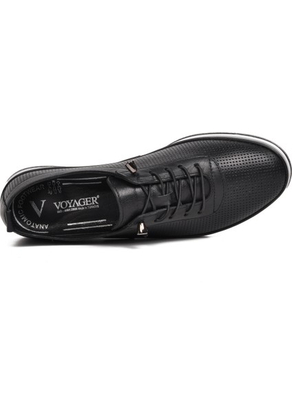 Siyah Beyaz Deri Kadın Düz Rahat Günlük Ayakkabı indirimleri