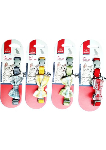 Çıngıraklı Fiyonk Papyon Kedi Boyun Tasması 23-35 cm fiyatları