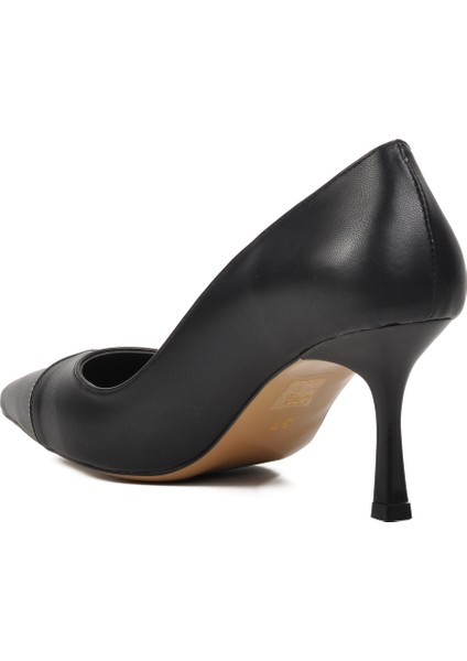 Siyah Kadın Topuklu Stiletto Ayakkabı fırsatları