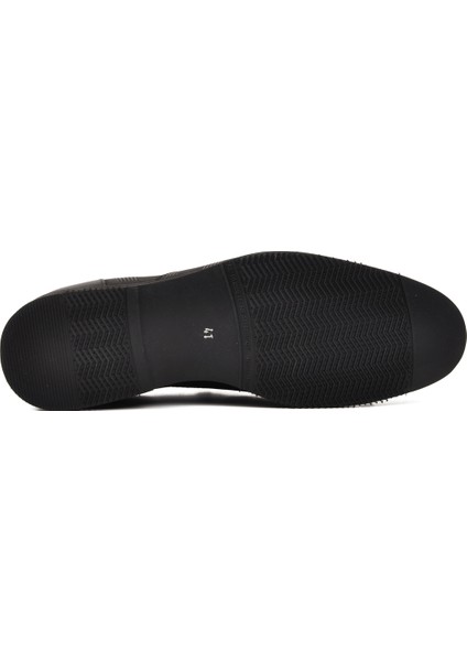 Siyah Desenli Erkek Klasik Ayakkabı indirimleri