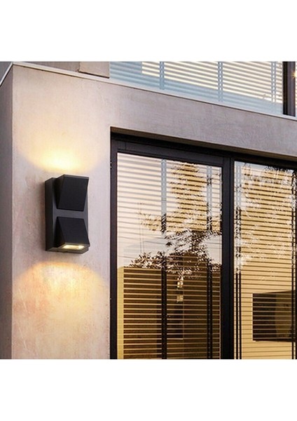 Dekoratif Modern LED Aplik 7 Watt Gün Işığı Çift Yönlü Cata Rodos Iç ve Dış Mekan Aplik