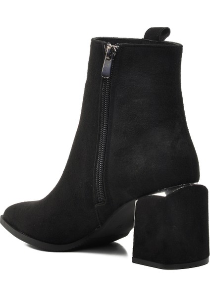 Siyah Süet Içi Polarlı Kadın Topuklu Bot fırsatları