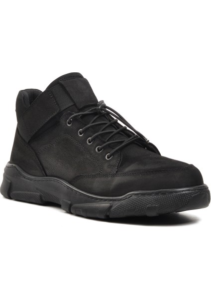 Siyah Nubuk Sneaker Erkek Bot modelleri
