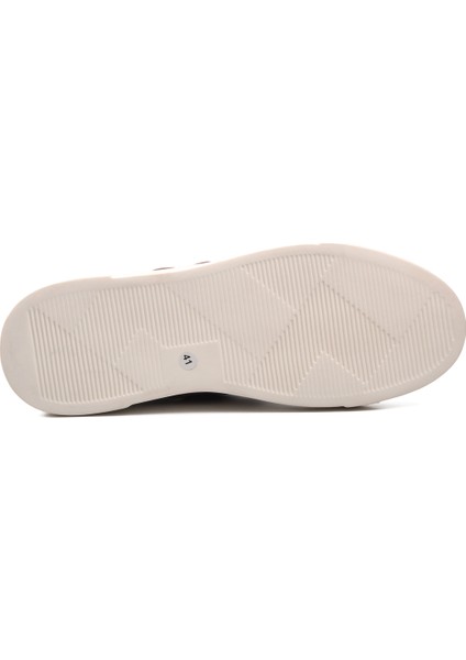 Beyaz Taba Erkek Sneaker Ayakkabı