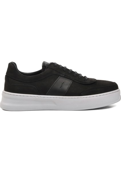 Siyah Nubuk Erkek Sneaker Ayakkabı