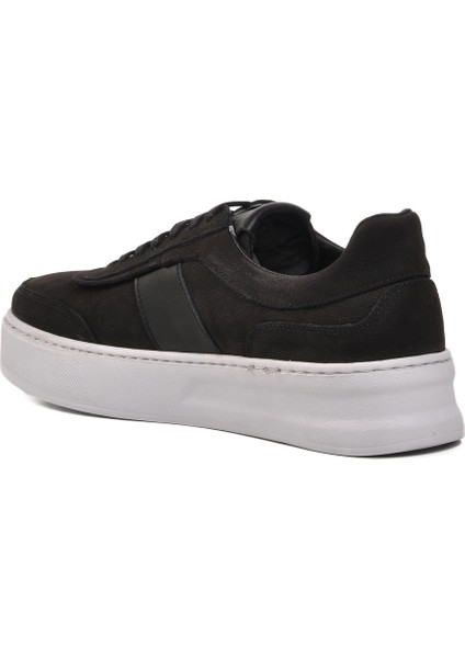 Siyah Nubuk Erkek Sneaker Ayakkabı fırsatları