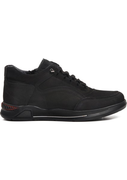 Siyah Nubuk Sneaker Erkek Bot