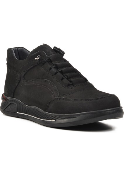 Siyah Nubuk Sneaker Erkek Bot