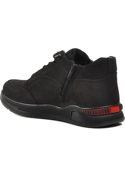 Siyah Nubuk Sneaker Erkek Bot