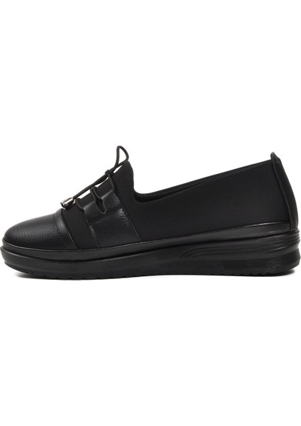 Siyah Simli Kadın Düz Rahat Günlük Ayakkabı fiyatları