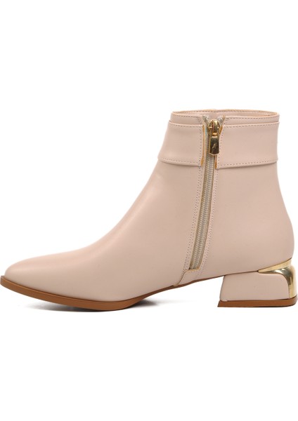 Bej Kadın Topuklu Bot modelleri