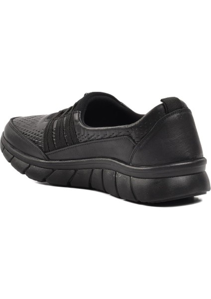 Siyah Kadın Deri Düz Rahat Günlük Ayakkabı fırsatları