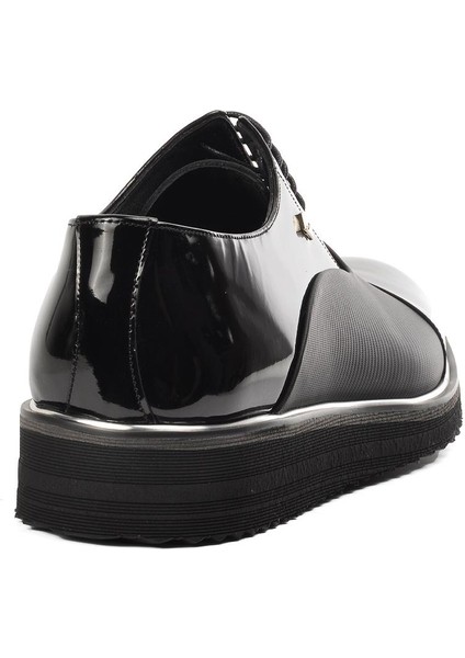 Siyah Rugan Hakiki Deri Erkek Klasik Ayakkabı fırsatları