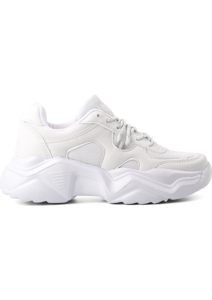 Beyaz Kadın Spor Ayakkabı Sneaker