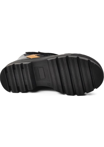 Siyah Camel Unisex Çocuk Bot