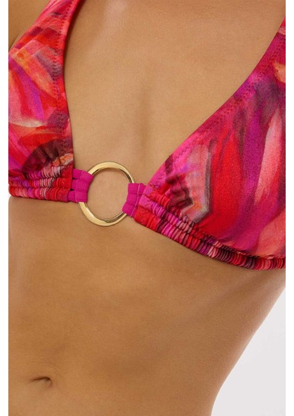 4630 Mor Fuşya Desenli Bikini Takımı fiyatları