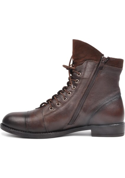 Kahve Deri Kadın Bot indirimleri