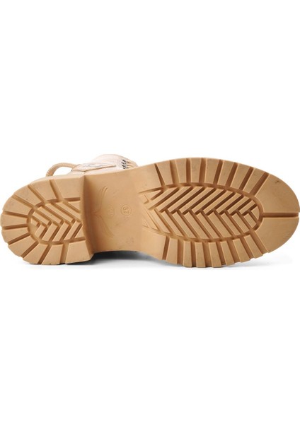 Nude Nut Kırışık Rugan Kadın Bot indirimleri