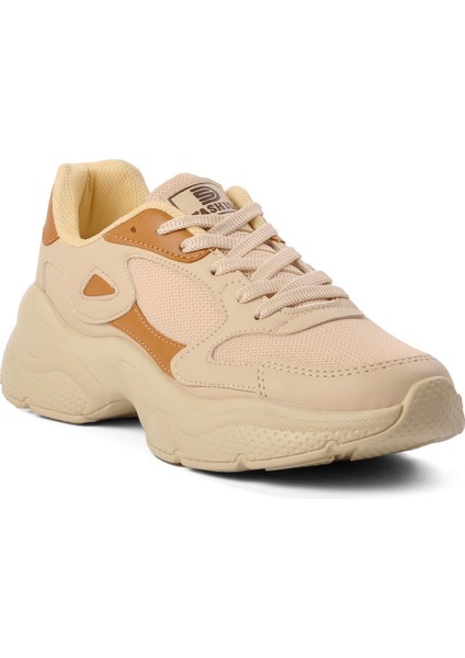 Bej Taba Kadın Spor Ayakkabı Sneaker modelleri