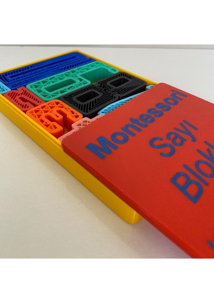 3D Baskı Eğitici Sayı Blokları, Matematik Oyun Sayıları Seti, Toplama Öğreten Sayılar modelleri